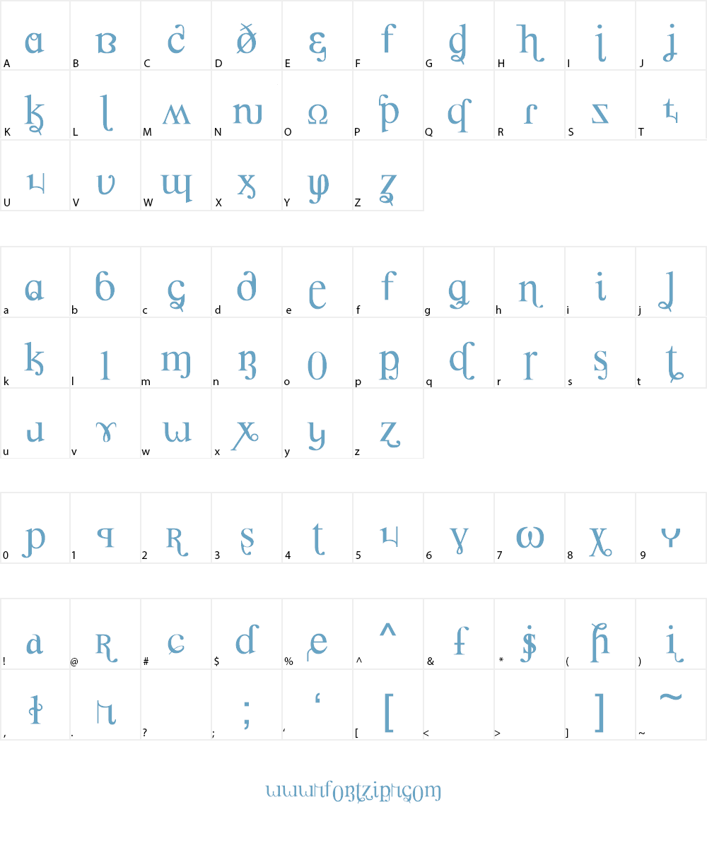 Ultra Kickass Font Character